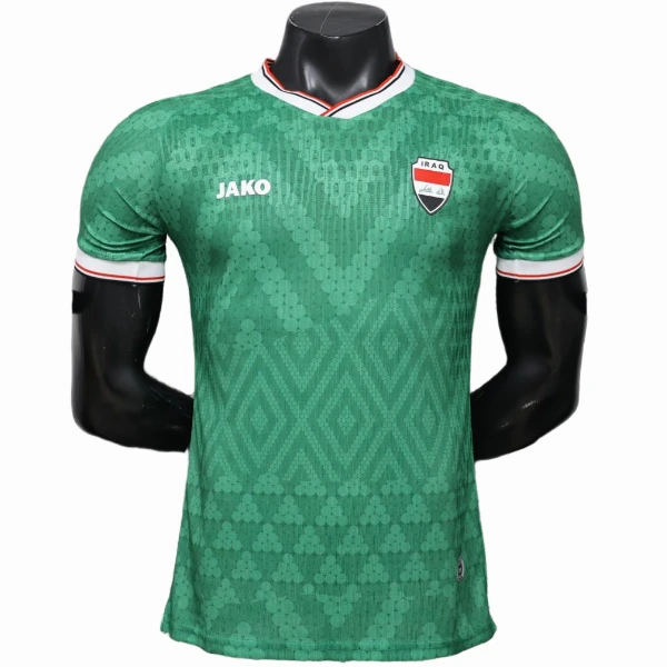 Segunda Jugadores Camiseta Irak 2026 Verde Irak Camiseta Edición Jugadores 2026 Segunda Verde - Camiseta Irak | 7camisetas