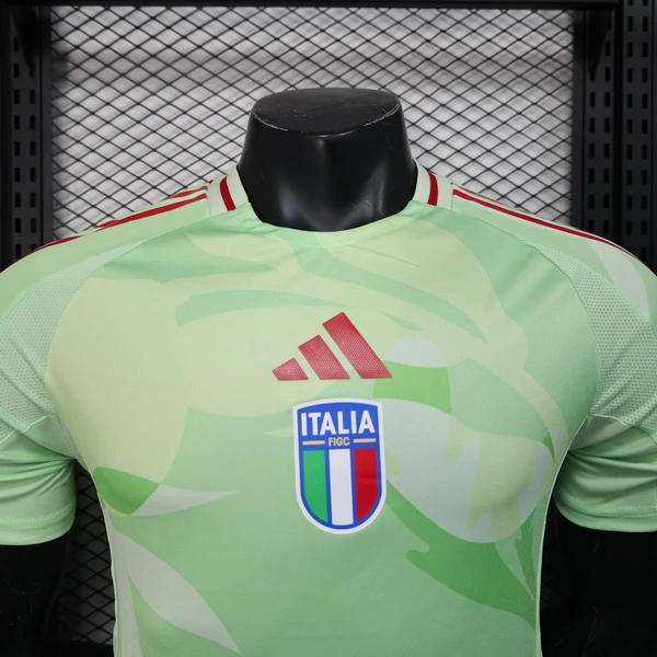 Italia Camiseta Edición Jugadores 2025 Segunda Verde - Camiseta Italia | 7camisetas