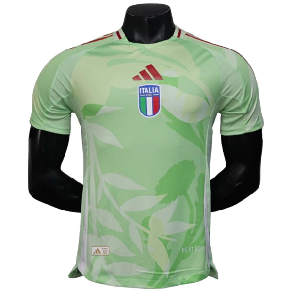 Segunda Jugadores Camiseta Italia 2025 Verde Italia Camiseta Edición Jugadores 2025 Segunda Verde - Camiseta Italia | 7camisetas