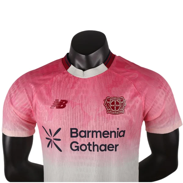 Bayer 04 Leverkusen Camiseta Edición Jugadores 2025 2026 Segunda Rosa - Camiseta Bayer 04 Leverkusen | 7camisetas