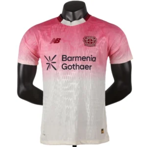 Bayer 04 Leverkusen Camiseta Edición Jugadores 2025 2026 Segunda Rosa - Camiseta Bayer 04 Leverkusen | 7camisetas