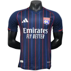 Lyon Camiseta Edición Jugadores 2025 2026 Segunda Azul - Camiseta Lyon | 7camisetas
