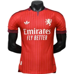 Lyon Camiseta Edición Jugadores 2026 2027 Segunda Roja - Camiseta Lyon | 7camisetas