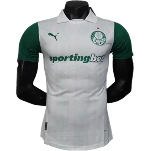 SE Palmeiras Camiseta Edición Jugadores 2025 2026 Segunda Blanca - Camiseta Kidsuper X Se Palmeiras Graphic Masculina | 7camisetas