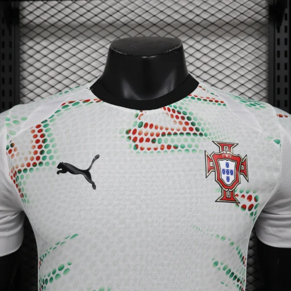 Portugal Camiseta Edición Jugadores 2025 Segunda Blanca - Camiseta Portugal | 7camisetas