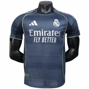 Real Madrid Camiseta Edición Jugadores 2025 2026 Segunda Negra - Camiseta Real Madrid | 7camisetas