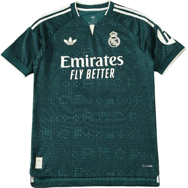 Real Madrid Camiseta Edición Jugadores 2026 2027 Segunda Verde - Camiseta Real Madrid | 7camisetas