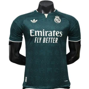 Real Madrid Camiseta Edición Jugadores 2026 2027 Segunda Verde - Camiseta Real Madrid | 7camisetas