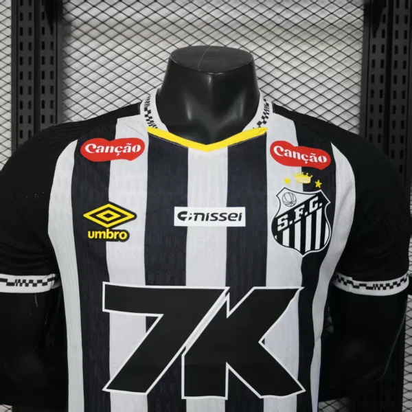 Santos FC Camiseta Edición Jugadores 2025 2026 Segunda Negra - Camiseta Santos Fc | 7camisetas