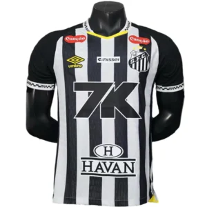 Santos FC Camiseta Edición Jugadores 2025 2026 Segunda Negra - Camiseta Santos Fc | 7camisetas