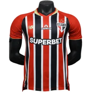 São Paulo Camiseta Edición Jugadores 2025 2026 Segunda Roja - Camiseta São Paulo 2026 | 7camisetas
