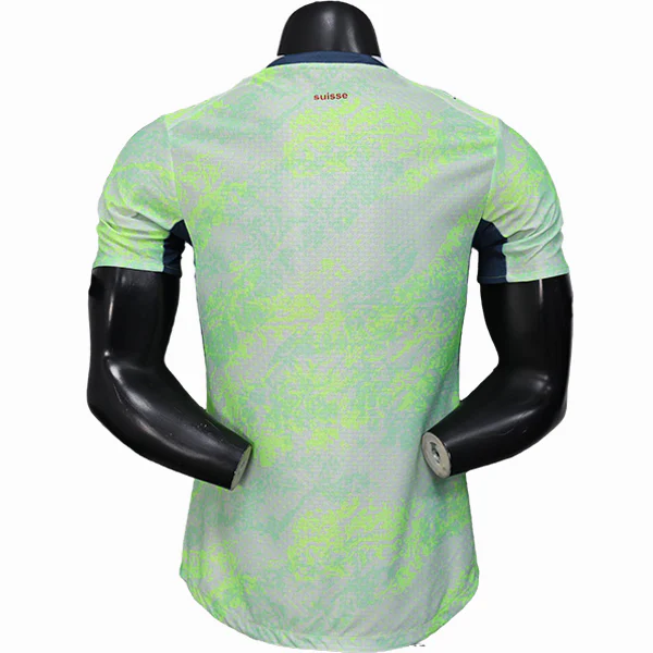 Suiza Camiseta Edición Jugadores 2026 Segunda Verde - Camiseta Suiza Mundial 2026 | 7camisetas