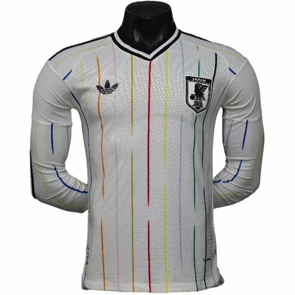Segunda Jugadores Manga Larga Japón 2026 Blanco Japón Camiseta Edición Jugadores 2026 Segunda Blanca | 7camisetas