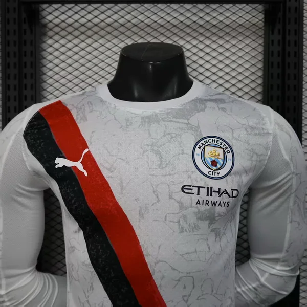 Manchester City Camiseta Edición Jugadores 2025 2026 Segunda Blanca - Camiseta Manchester City | 7camisetas