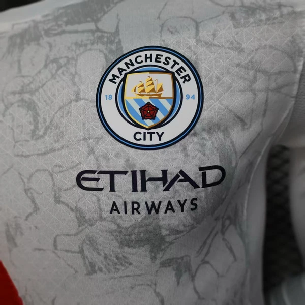 Manchester City Camiseta Edición Jugadores 2025 2026 Segunda Blanca - Camiseta Manchester City | 7camisetas