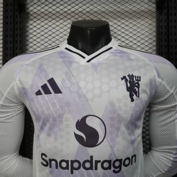 Manchester United Camiseta Edición Jugadores 2025 2026 Segunda Blanca - Camiseta Manchester United | 7camisetas