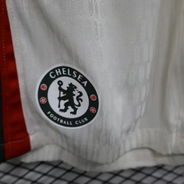 Chelsea Pantalones Edición Jugadores 2025 2026 Segunda Blanco - Pantalón Chelsea | 7camisetas