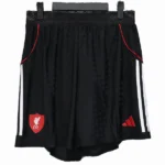 Liverpool Pantalones Edición Jugadores 2025 2026 Segunda Negro - Pantalón Liverpool | 7camisetas