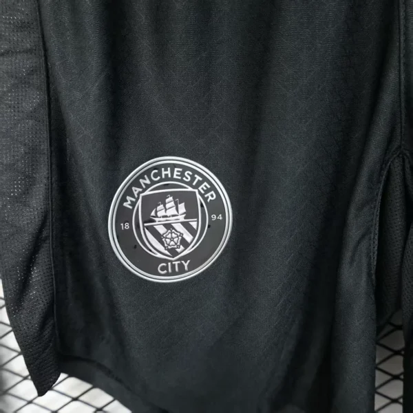 Manchester City Pantalones Edición Jugadores 2025 2026 Segunda Negro - Pantalón Manchester City | 7camisetas