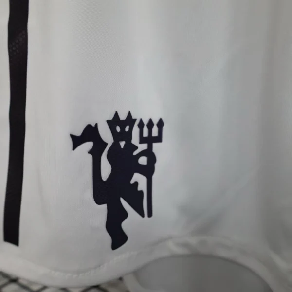 Manchester United Pantalones Edición Jugadores 2025 2026 Segunda Blanco - Pantalón Manchester United | 7camisetas
