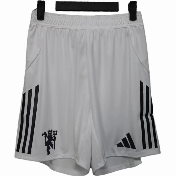 Segunda Jugadores Pantalones Manchester United 2025 2026 Blanco Manchester United Pantalones Edición Jugadores 2025 2026 Segunda Blanco - Pantalón Manchester United | 7camisetas