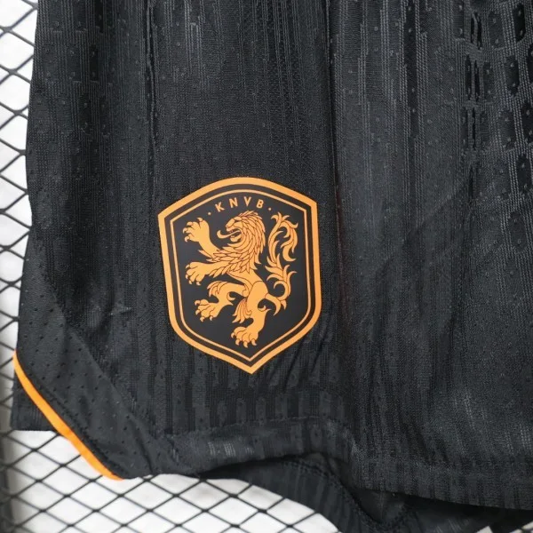 Países Bajos Pantalones Edición Jugadores 2026 Segunda Negro - Pantalón Países Bajos | 7camisetas