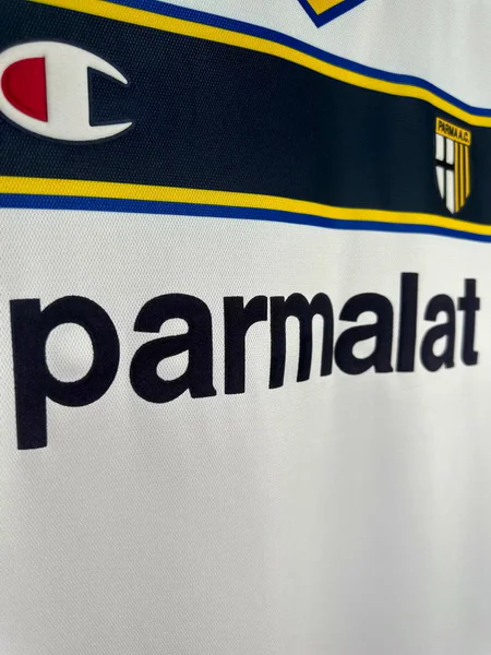 Parma Camiseta 2002 2003 Segunda Blanca - Camiseta Real Madrid Parmalat | 7camisetas