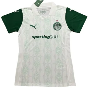 SE Palmeiras Mujer Camiseta 2025 2026 Segunda Blanca - Camiseta SE Palmeiras Mujer | 7camisetas