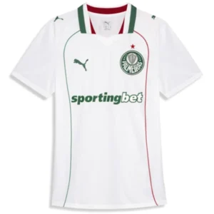 SE Palmeiras Mujer Camiseta 2026 2027 Segunda Blanca - Camiseta SE Palmeiras Mujer | 7camisetas