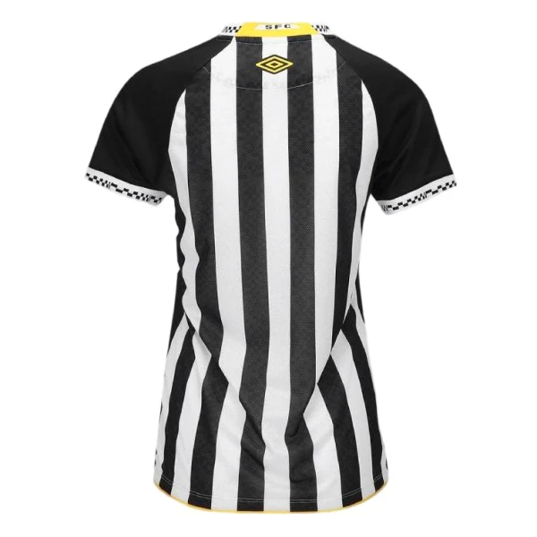 Santos FC Mujer Camiseta 2025 2026 Segunda Negra - Camiseta Santos FC Mujer | 7camisetas