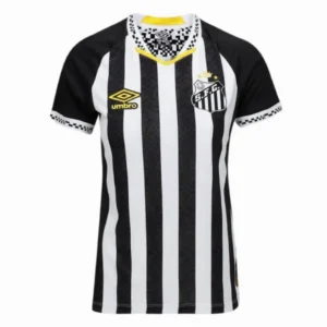 Santos FC Mujer Camiseta 2025 2026 Segunda Negra - Camiseta Santos FC Mujer | 7camisetas
