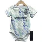 Inter Milán Niños Camiseta 2025 2026 Segunda Blanco - Inter Milán Niños Barata | 7camisetas