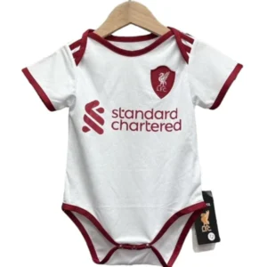 Liverpool Niños Camiseta 2025 2026 Segunda Blanco - Equipacion Liverpool Niños | 7camisetas