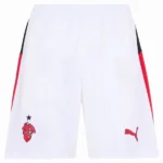 AC Milan Pantalones 2025 2026 Segunda Blanco - Pantalón AC Milan | 7camisetas