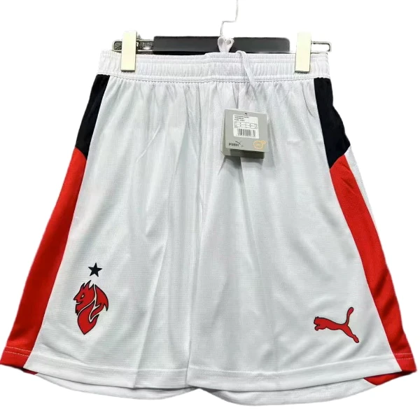 AC Milan Pantalones 2025 2026 Segunda Blanco - Pantalón AC Milan | 7camisetas