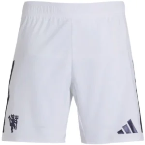 Manchester United Pantalones 2025 2026 Segunda Blanco - Pantalón Manchester United | 7camisetas