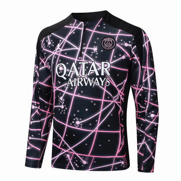 Sudadera Entrenamiento Paris Saint Germain 2025 2026 Negro Rosa Paris Saint Germain Chándal 2025 2026 Negro - Chándal Paris Saint Germain | 7camisetas