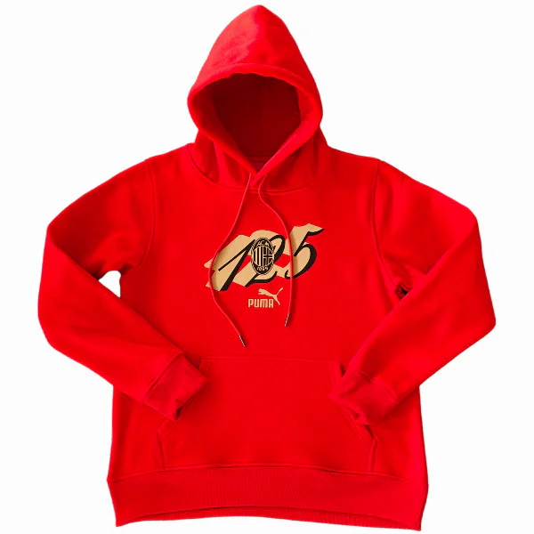 Sudaderas Con Capucha AC Milan 2025 2026 Rojo Amarillo AC Milan Sudadera 2025 2026 Roja - AC Milan Barata | 7camisetas
