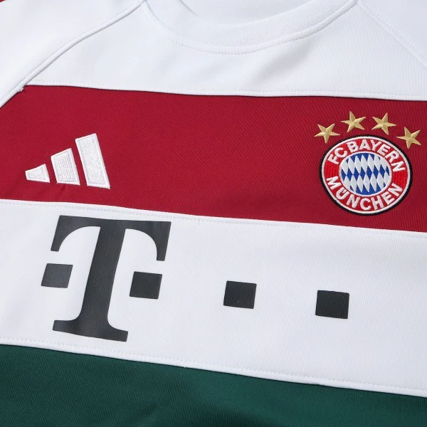 Bayern Múnich Sudadera 2025 2026 Blanca - Bayern Múnich Barata | 7camisetas