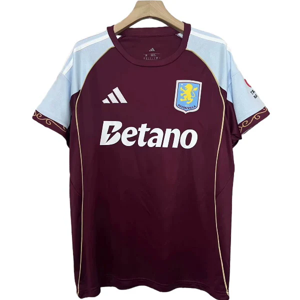 Aston Villa Camiseta 2025 2026 Casa Roja - Camiseta Aston Villa | 7camisetas
