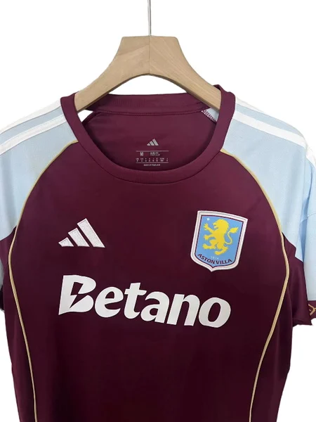 Aston Villa Camiseta 2025 2026 Casa Roja - Camiseta Aston Villa | 7camisetas