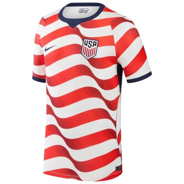 Tailandia Casa Camiseta Estados Unidos 2026 Rojo Blanco Estados Unidos Camiseta 2026 Casa Roja - Camiseta Estados Unidos Mundial 2026 | 7camisetas
