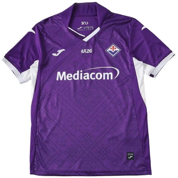 ACF Fiorentina Camiseta 2026 2027 Casa Púrpura - Camiseta Serie A ACF Fiorentina | 7camisetas