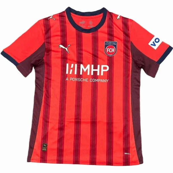 1. FC Heidenheim Camiseta 2025 2026 Casa Roja - 1 Fc Heidenheim 1846 Camiseta | 7camisetas