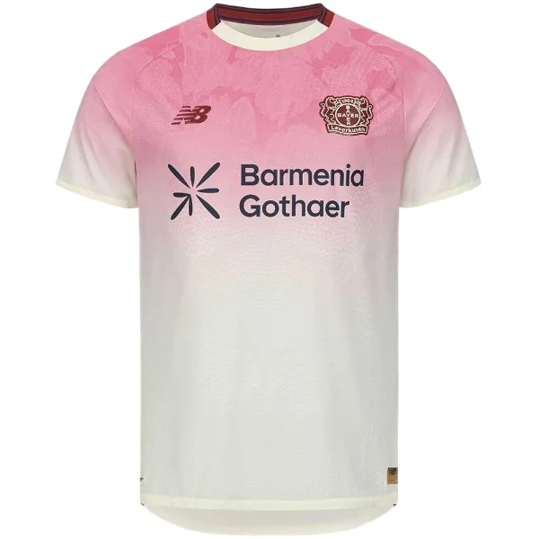 Tailandia Casa Camiseta Leverkusen 2025 2026 Rosa Blanco Bayer 04 Leverkusen Camiseta 2025 2026 Casa Rosa - Camiseta Bayer 04 Leverkusen | 7camisetas