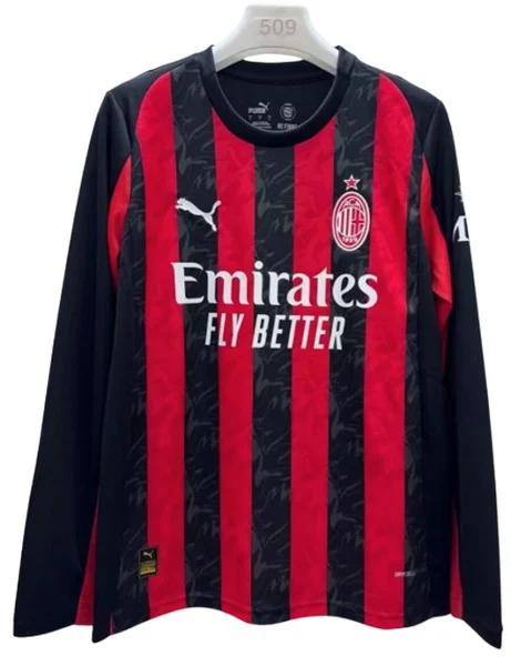 AC Milan Camiseta 2025 2026 Casa Roja - Camiseta Ac Milan | 7camisetas