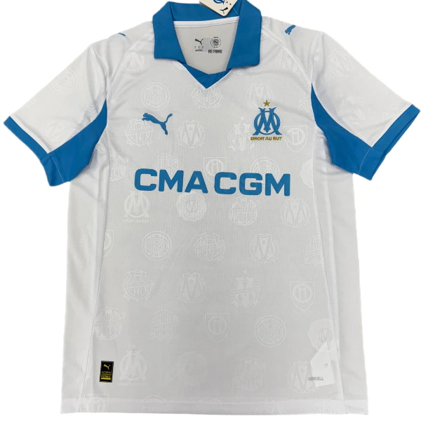 Marsella Camiseta 2025 2026 Casa Blanca - Camiseta Marsella | 7camisetas