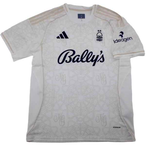Nottingham Forest Camiseta 2025 2026 Casa Blanca - Camiseta Nottingham Forest | 7camisetas
