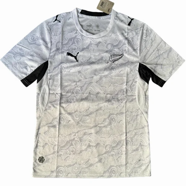 Tailandia Casa Camiseta Nueva Zelanda 2026 Blanco Nueva Zelanda Camiseta 2026 Casa Blanca - Camiseta Nueva Zelanda Mundial 2026 | 7camisetas