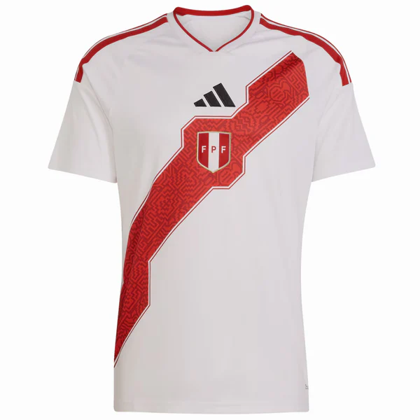Tailandia Casa Camiseta Perú 2026 Blanco Perú Camiseta 2026 Casa Blanca - Camiseta Perú 2026 | 7camisetas